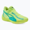 Vyriški krepšinio bateliai PUMA Rise Nitro fast yellow/electric peppermint