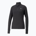 Moteriški bėgimo marškinėliai PUMA Run Favorite 1/4 Zip puma black