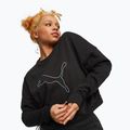 Moteriški treniruočių marškinėliai PUMA Nova Shine Pull Over black 523085 01 4