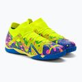 Vaikiški futbolo bateliai PUMA Future Match Energy IT + Mid Jr ultra blue/yellow alert/luminous pink 4