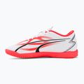 Vaikiški futbolo bateliai PUMA Ultra Play IT Jr puma white/puma black/fire orchid 10