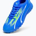 Vaikiški futbolo bateliai PUMA Ultra Play TT Jr ultra blue/puma white/pro green 12