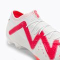 Vyriški futbolo bateliai PUMA Future Ultimate Low FG/AG puma white/puma black/fire orchid 8