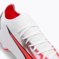 Vyriški futbolo bateliai PUMA Ultra Match FG/AG puma white/puma black/fire orchid 8