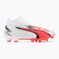 Vyriški futbolo bateliai PUMA Ultra Match+ Ll FG/AG puma white/puma black/fire orchid 4