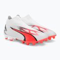 Vyriški futbolo bateliai PUMA Ultra Match+ Ll FG/AG puma white/puma black/fire orchid 6