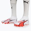 Vyriški futbolo bateliai PUMA Ultra Match+ Ll FG/AG puma white/puma black/fire orchid 2
