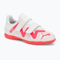 Vaikiški futbolo bateliai PUMA Future Play IT V Jr puma white/fire orchid