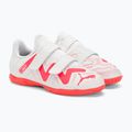 Vaikiški futbolo bateliai PUMA Future Play IT V Jr puma white/fire orchid 4