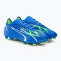 Vyriški futbolo bateliai PUMA Ultra Match FG/AG ultra blue/puma white/pro green 4