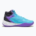 Vyriški krepšinio bateliai PUMA Playmaker Pro Mid purple glimmer/bright aqua/strong grey/white 9