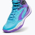 Vyriški krepšinio bateliai PUMA Playmaker Pro Mid purple glimmer/bright aqua/strong grey/white 10