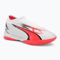 Vaikiški futbolo bateliai PUMA Ultra Match Ll IT + Mid Jr puma white/puma black/fire orchid