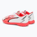 Vaikiški futbolo bateliai PUMA Ultra Play TT Jr puma white/puma black/fire orchid 3