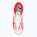 Vaikiški futbolo bateliai PUMA Ultra Play TT Jr puma white/puma black/fire orchid 6