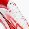 Vaikiški futbolo bateliai PUMA Ultra Play TT Jr puma white/puma black/fire orchid 8