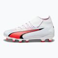 Vaikiški futbolo bateliai PUMA Ultra Pro FG/AG Jr puma white/puma black/fire orchid 11