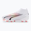 Vaikiški futbolo bateliai PUMA Ultra Pro FG/AG Jr puma white/puma black/fire orchid 10