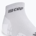 Vyriškos kompresinės bėgimo kojinės CEP Ultralight Low Cut carbon white 4