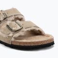 Šlepetės BIRKENSTOCK Arizona Shearling SL Narrow taupe 7