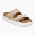 Moteriškos šlepetės BIRKENSTOCK Arizona Chunky Birko-Flor sandcastle