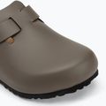 Šlepetės BIRKENSTOCK Boston NL Regular smooth leather concrete gray 7