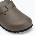 Šlepetės BIRKENSTOCK Boston NL Narrow smooth leather concrete gray 7