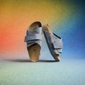 Šlepetės BIRKENSTOCK Kyoto LENB/LEVE Narrow basalt gray 4