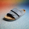 Šlepetės BIRKENSTOCK Kyoto LENB/LEVE Narrow basalt gray 5