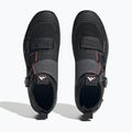 Vyriški dviračių MTB batai adidas FIVE TEN Trailcross Pro Clip-In grey five / core black / red 5