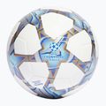 Futbolo kamuolys adidas UCL Training 23/24 white/silver metallic/bright cyan/royal dydis 4