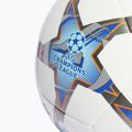 Futbolo kamuolys adidas UCL Training 23/24 white/silver metallic/bright cyan/royal dydis 4 3