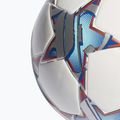 Futbolo kamuolys adidas UCL League 23/24 white/silver metallic/bright cyan/royal blue dydis 4 3