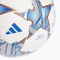 Futbolo kamuolys adidas UCL Junior 290 League 23/24 white/silver metallic/bright cyan dydis 4 2