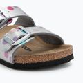Vaikiškos šlepetės BIRKENSTOCK Arizona BF Narrow electric metallic dots silver 7