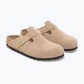 Šlepetės BIRKENSTOCK Boston Suede Leather sandcastle 3