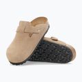 Šlepetės BIRKENSTOCK Boston Suede Leather sandcastle 5
