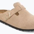 Šlepetės BIRKENSTOCK Boston Suede Leather sandcastle 6