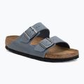 Šlepetės BIRKENSTOCK Arizona Soft Footbed Oiled Leather Narrow elemental blue
