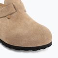 Šlepetės BIRKENSTOCK Boston Suede Leather sandcastle 7