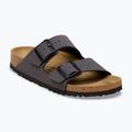 Šlepetės BIRKENSTOCK Arizona BF Narrow velvet pilka/juoda