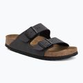 Šlepetės BIRKENSTOCK Arizona BF Narrow velvet pilka/juoda