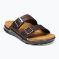 Vyriškos šlepetės BIRKENSTOCK Arizona Crosstown Oiled Leather Regular habana/black