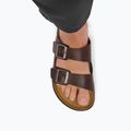 Vyriškos šlepetės BIRKENSTOCK Arizona Crosstown Oiled Leather Regular habana/black 8
