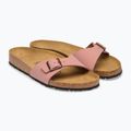 Moteriškos šlepetės BIRKENSTOCK Madrid Birkibuc Narrow rožinės molio spalvos 3