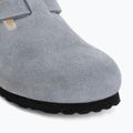 Šlepetės BIRKENSTOCK Boston Suede Leather stone blue 7