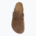 Šlepetės BIRKENSTOCK Boston Suede Leather dark tea 5