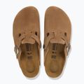 Šlepetės BIRKENSTOCK Boston Suede Leather dark tea 4