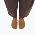 Šlepetės BIRKENSTOCK Boston Suede Leather dark tea 7