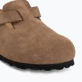 Šlepetės BIRKENSTOCK Boston Suede Leather dark tea 7